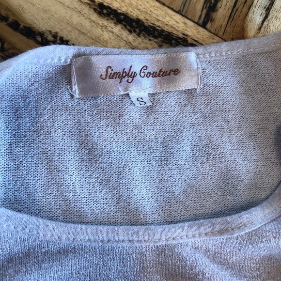 Simply Couture Light Pink Polyester Dress - Picture 5 of 5